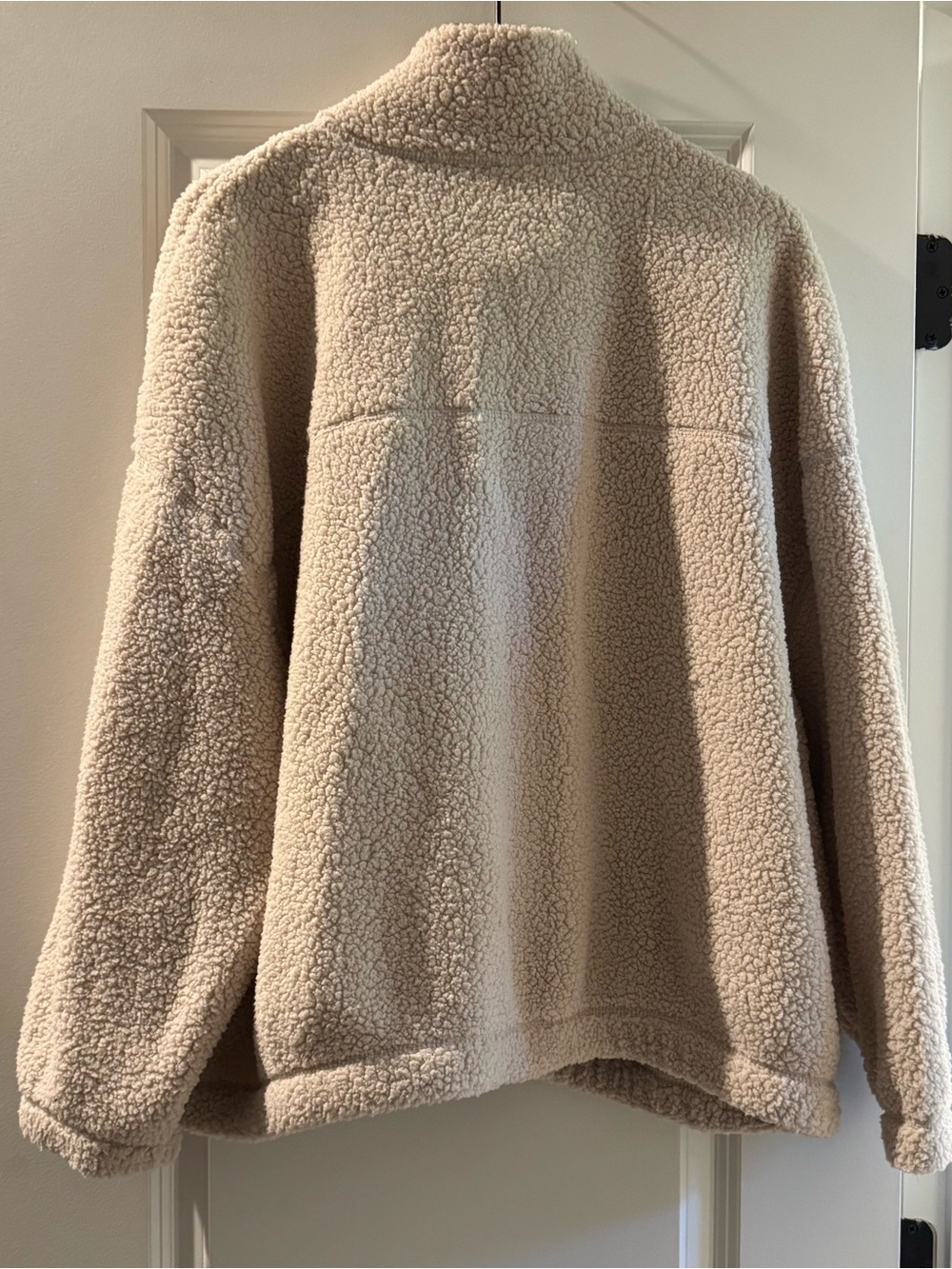 Old Navy Cream Sherpa Zip-Up Jacket - Picture 5 of 5